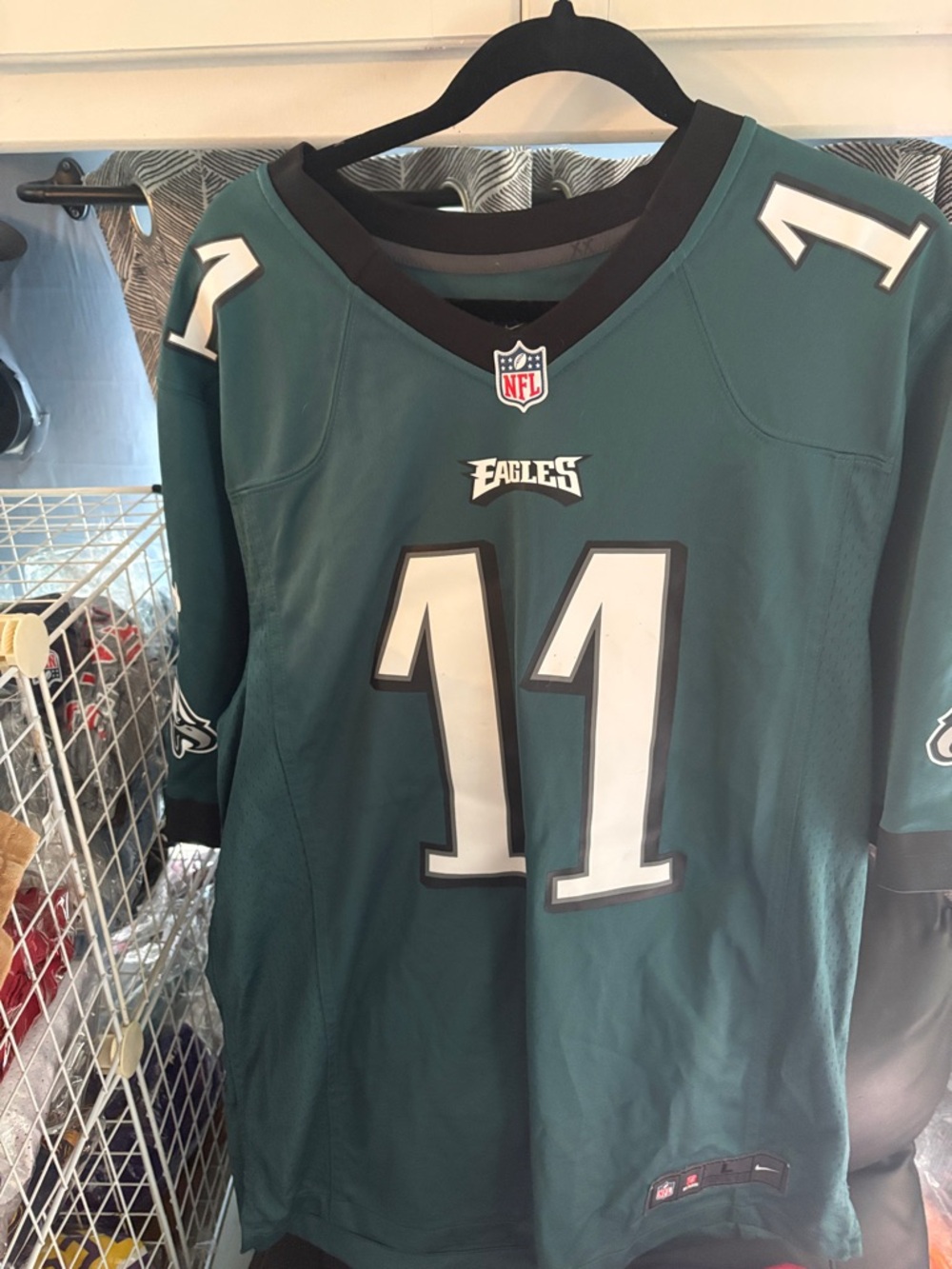 NFL Philadelphia Eagles #11 Jersey in Midnight Green and White